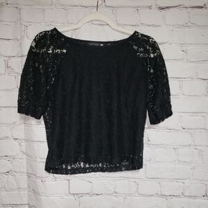 🧡𝅺TOPSHOP Lace Crop Top